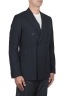 SBU 02858_2020SS Blue wool tailored double breasted jacket 02