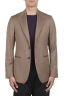 SBU 02859_2020SS Brown wool tailored jacket 01