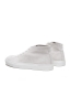SBU 02863_2020SS White mid top lace up sneakers in suede leather 03