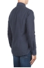 SBU 02900_2020AW Camisa de sarga de algodón azul marino 04