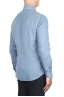 SBU 02902_2020AW Camisa de sarga de algodón azul 04