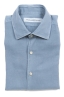 SBU 02902_2020AW Camisa de sarga de algodón azul 06