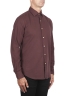 SBU 02903_2020AW Camisa de sarga de algodón rojo oscuro 02