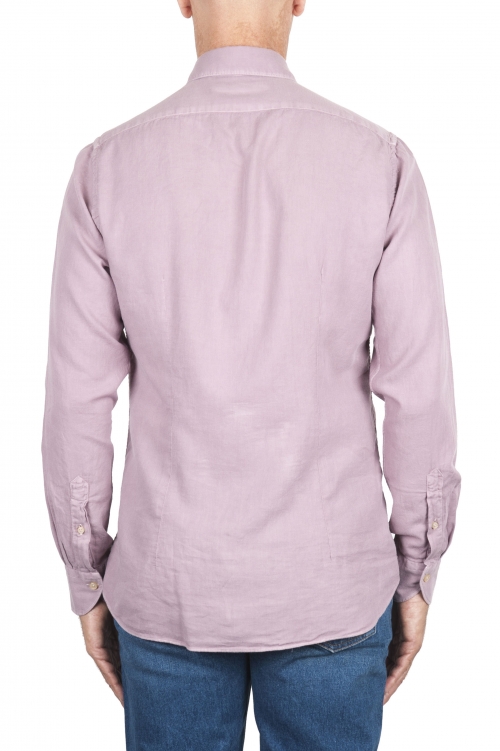 SBU 02906_2020AW Camicia in twill di cotone rosa 01