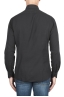 SBU 02908_2020AW Camisa de sarga de algodón negra 05