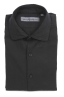SBU 02908_2020AW Camisa de sarga de algodón negra 06