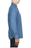 SBU 02910_2020AW Pure indigo dyed blue cotton denim shirt 03