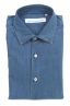 SBU 02910_2020AW Pure indigo dyed blue cotton denim shirt 06