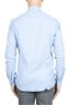 SBU 02913_2020AW Camisa de franela azul de algodón suave 05