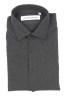 SBU 02916_2020AW Plain soft cotton grey flannel shirt 06