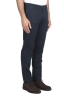 SBU 02918_2020AW Pantalon chino classique en coton stretch bleu 02