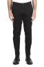 SBU 02922_2020AW Pantalones chinos clásicos en algodón elástico negro 01