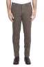 SBU 02924_2020AW Pantalones chinos clásicos en algodón elástico marrón 01