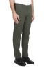 SBU 02926_2020AW Pantalones chinos clásicos en algodón elástico verde 02