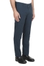 SBU 02928_2020AW Classic chino pants in blue stretch cotton 02