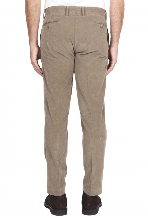 SBU 02930_2020AW Classic chino pants in beige stretch cotton 01
