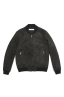 SBU 02942_2020AW Black nubuck leather lined bomber jacket 06