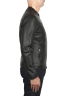 SBU 02943_2020AW Black leather motorcycle jacket 03