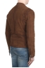 SBU 02945_2020AW Brown suede leather jacket 04