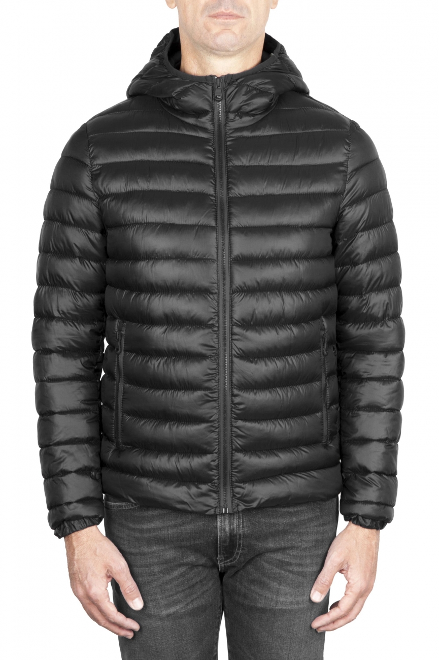 SBU 02950_2020AW Thermic insulated hooded down jacket black 01