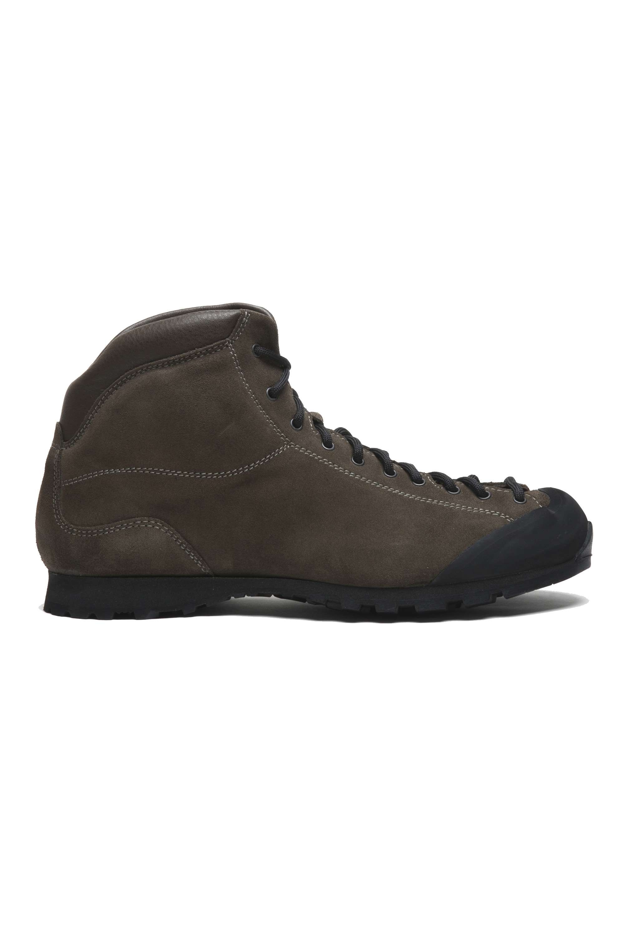 SBU 02959_2020AW Hiking boots in green calfskin suede leather 01