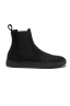 SBU 02963_2020AW Classic elastic sided boots in black nubuck calfskin leather 01