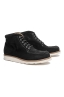 SBU 02965_2020AW High top work boots in black suede leather 02