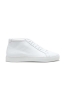 SBU 02970_2020AW Mid top lace up sneakers in white calfskin leather 01