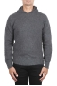 SBU 02979_2020AW Grey cashmere and wool blend hooded sweater 01