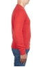 SBU 02984_2020AW Orange cashmere and wool blend crew neck sweater 03