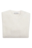 SBU 02985_2020AW White cashmere and wool blend crew neck sweater 06