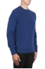 SBU 02988_2020AW Jersey azul de cachemir y mezcla de lana con cuello redondo 02