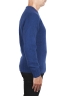 SBU 02988_2020AW Jersey azul de cachemir y mezcla de lana con cuello redondo 03