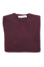 SBU 02989_2020AW Red cashmere and wool blend crew neck sweater 06
