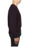 SBU 02994_2020AW Purple alpaca and wool blend crew neck sweater 03