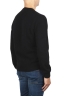 SBU 02995_2020AW Black alpaca and wool blend crew neck sweater 04