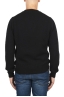 SBU 02995_2020AW Black alpaca and wool blend crew neck sweater 05
