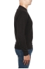 SBU 02996_2020AW Melange brown wool and cashmere blend crew neck sweater 03
