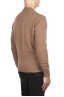 SBU 02997_2020AW Brown wool and cashmere blend crew neck sweater 02