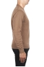 SBU 02997_2020AW Brown wool and cashmere blend crew neck sweater 03