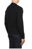 SBU 03000_2020AW Black wool and cashmere blend crew neck sweater 04