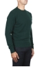 SBU 03001_2020AW Maglia girocollo in lana misto cashmere verde 02