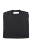 SBU 03002_2020AW Grey ribbed knit crew neck sweater 06