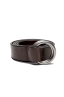 SBU 03025_2020AW Iconic brown leather 1.2 inches belt 01