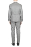 SBU 03036_2020AW Blazer y pantalón de traje formal Principe de gales en lana fresca gris 03
