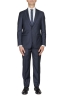 SBU 03038_2020AW Blazer y pantalón formal de lana fresca azul para hombre 01