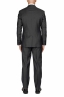 SBU 03046_2020AW Blazer et pantalon de costume noir en fresco de laine pour hommes 03