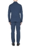 SBU 03051_2020AW Blazer y pantalón de traje deportivo de algodón azul 03