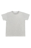 SBU 03063_2020AW T-shirt à col rond en coton flammé gris perle 06