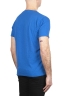 SBU 03064_2020AW T-shirt à col rond en coton flammé bleu chine 04